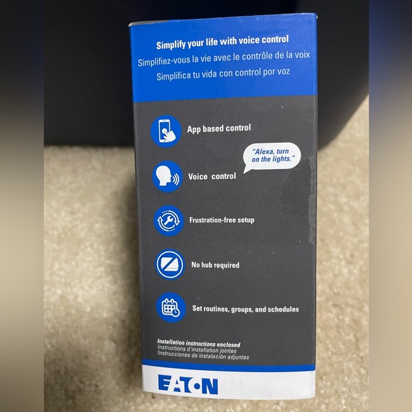 NIB Eaton Wi-Fi smart universal dimmer - Picture 2 of 5